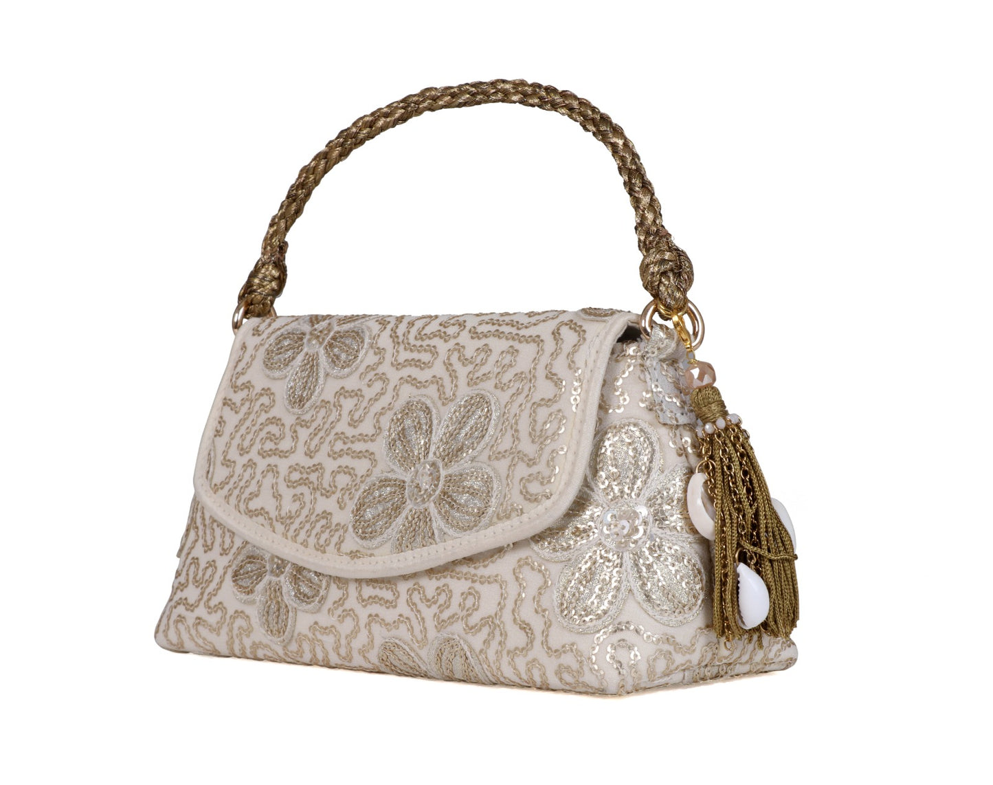 Infuse your festive look with a touch of Indian opulence through our diverse range of clutches. You can carry this beautiful clutch with every outfit!
Size
Length : 9.5 inches
Height : 5 inches
Width : 3.5 inches
Features : Magnetic Lock / tassels
Material : Sequined organza