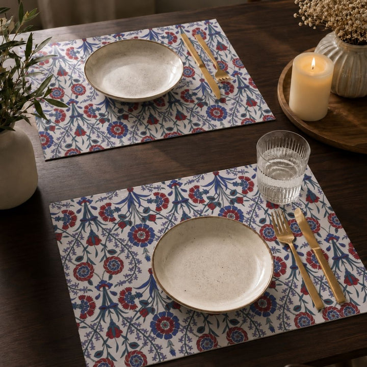 Floral Blue Placemat