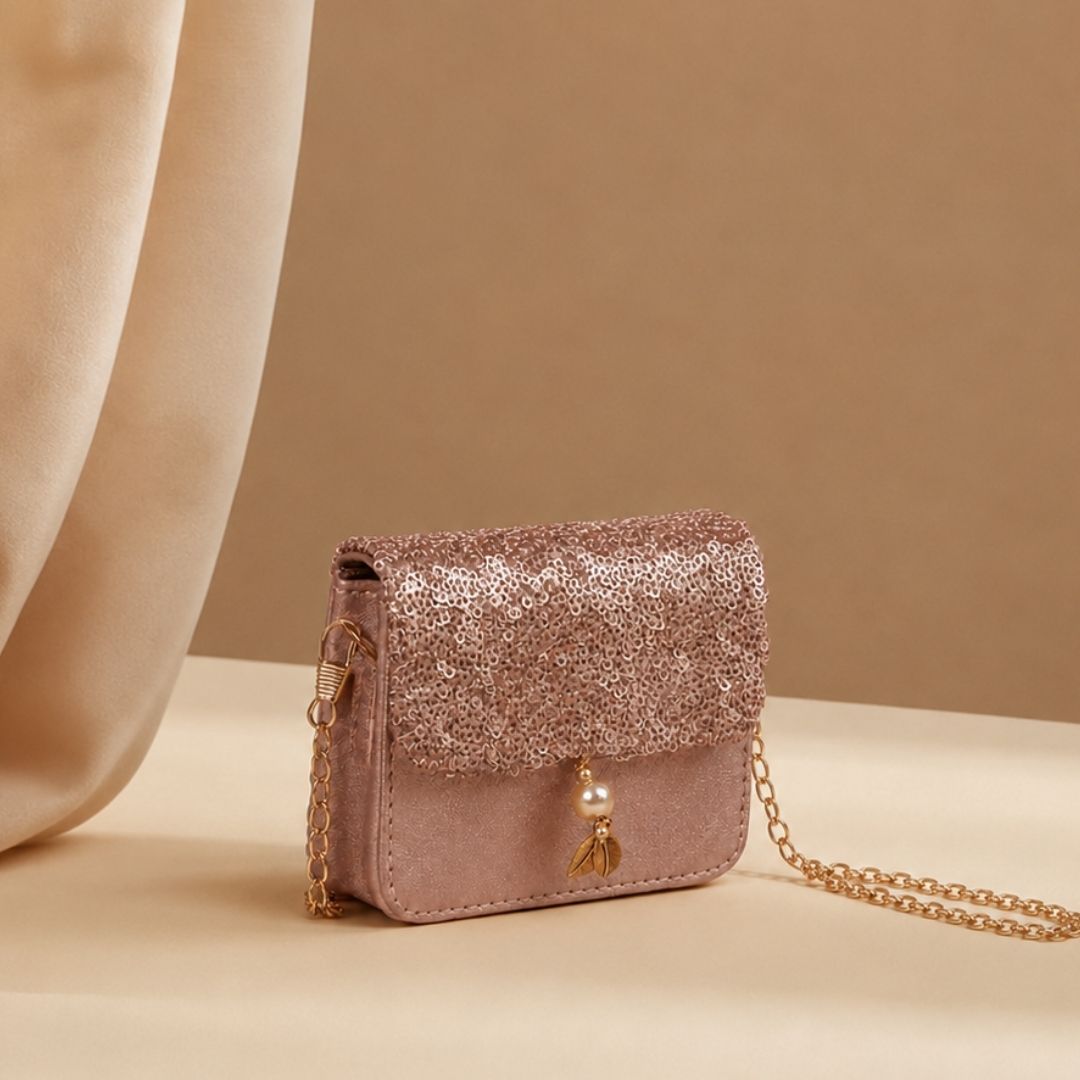 Gold Tasselled Mini Sling