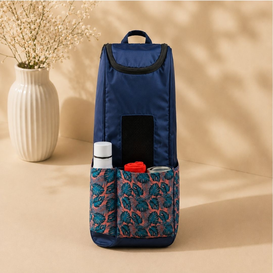 Azure Leaf Yoga Bag