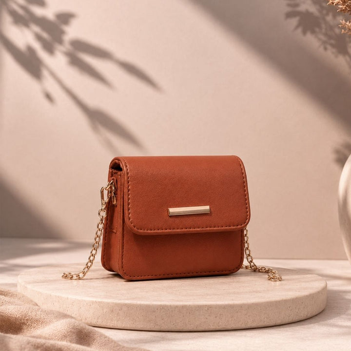 Solid Tan Mini Sling