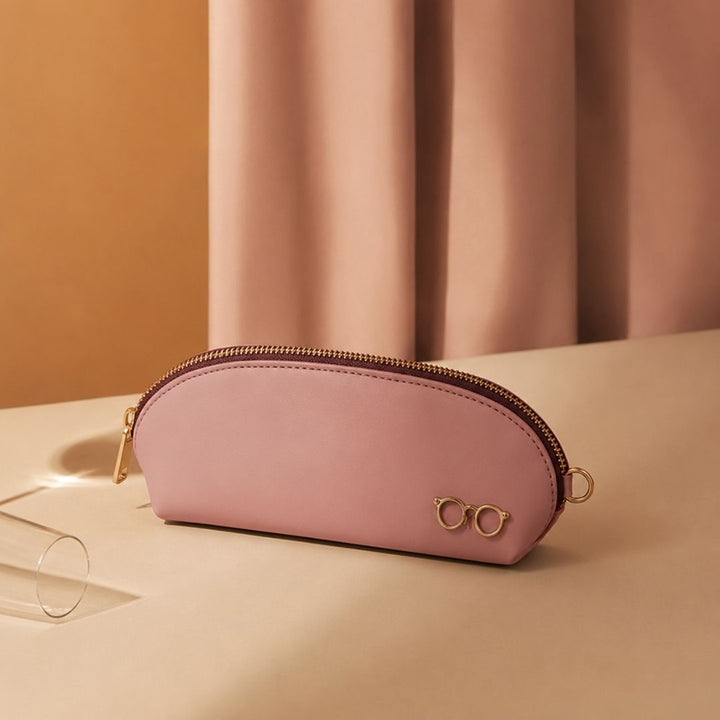Pastel Brown Glare Pouch