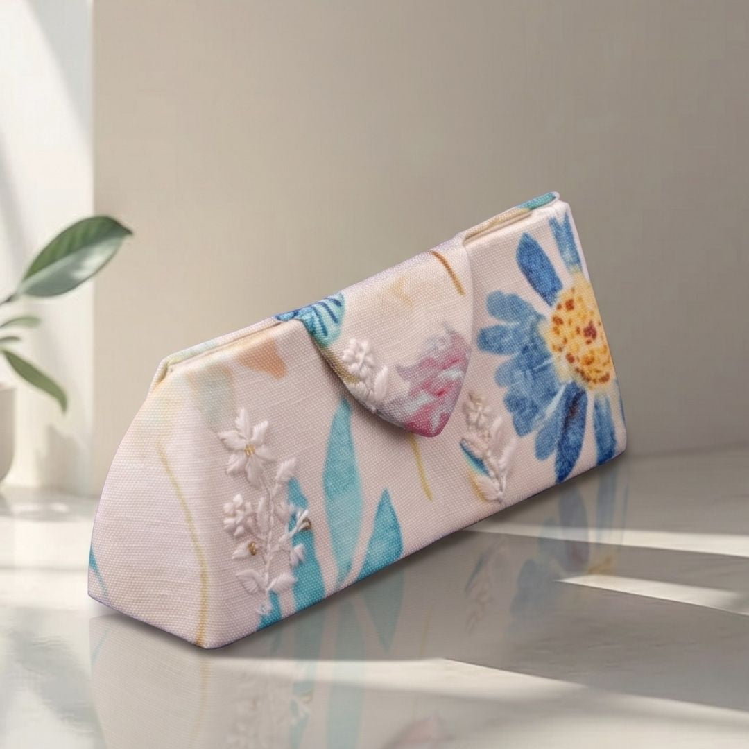 Floral Blue Glare Box