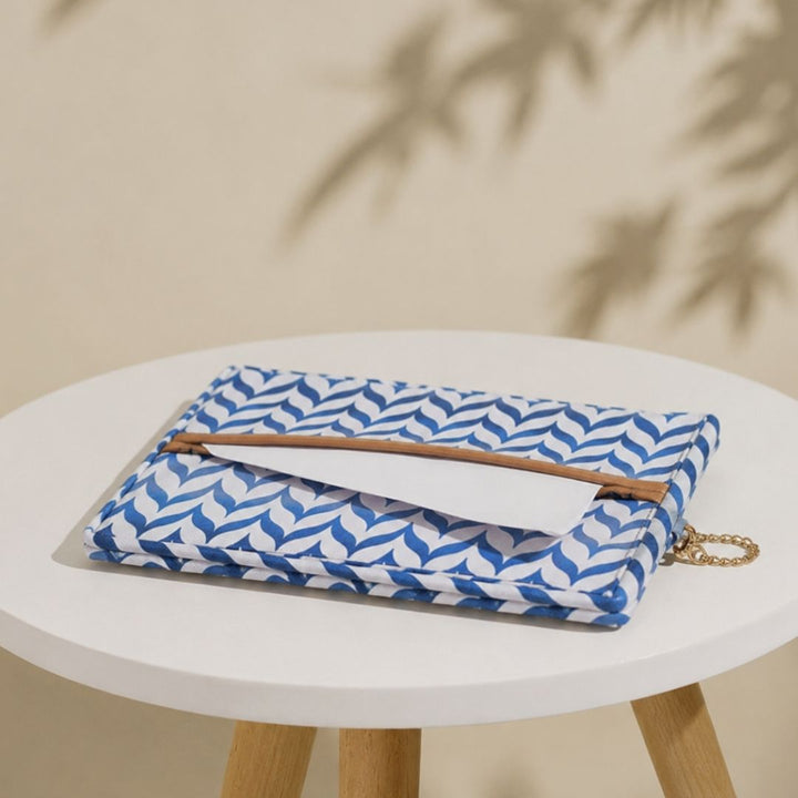 Blue Tissue Holder