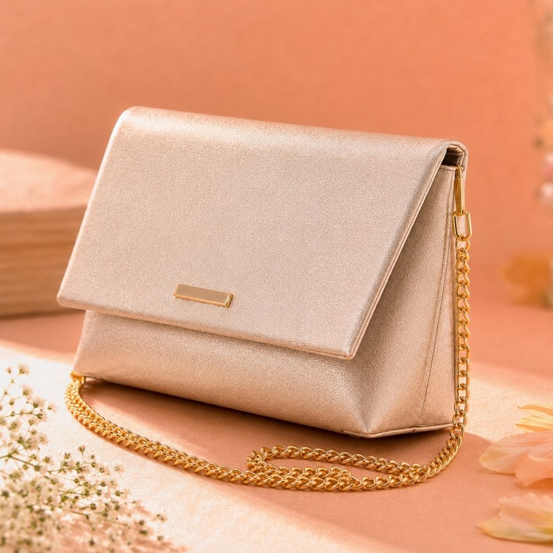 Gold Soft Sling Bag