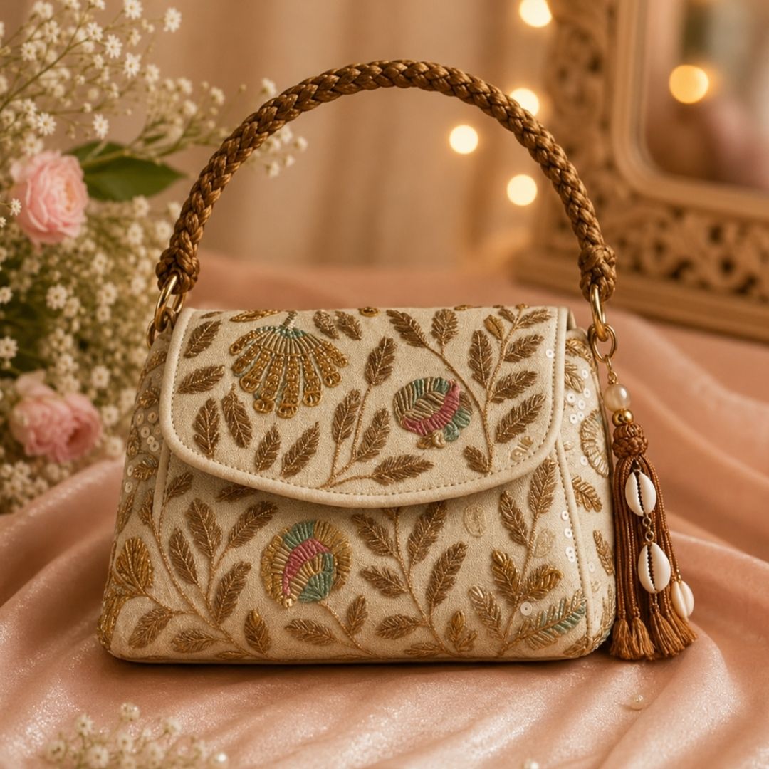 Elegant Tassel clutch - Intricate