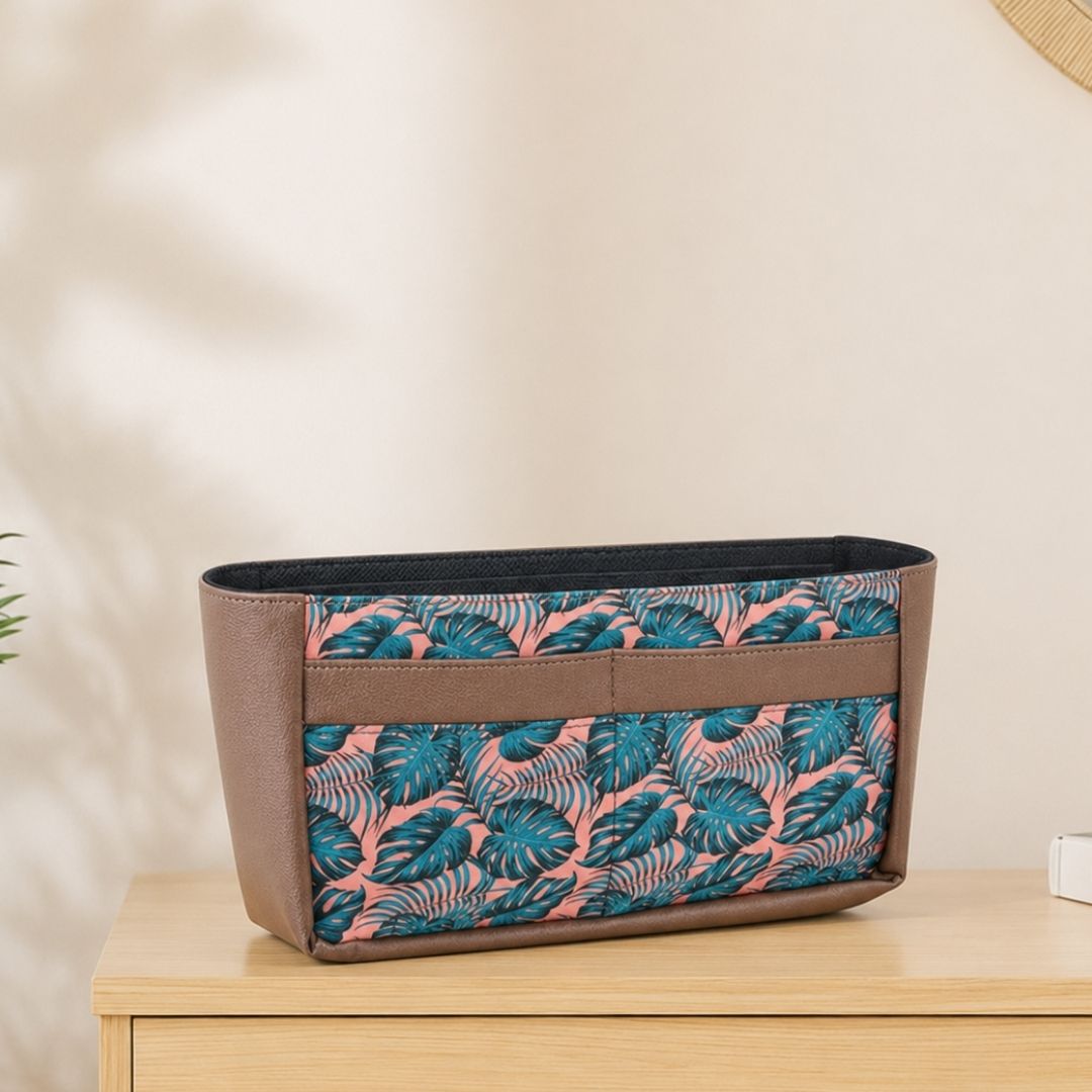 Azure Leaf Purse Organizer