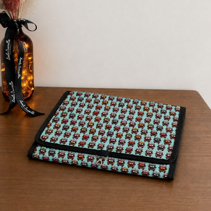 Quirky Blue Travel Pouch