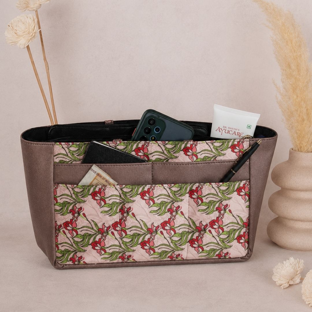 Fresh Bloom Purse Organizer