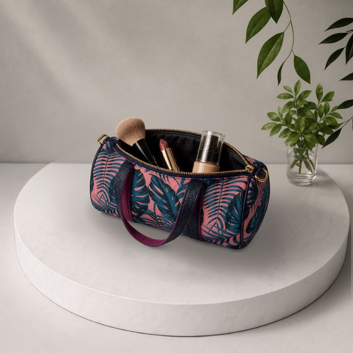 Azure Leaf Lipstick Pouch