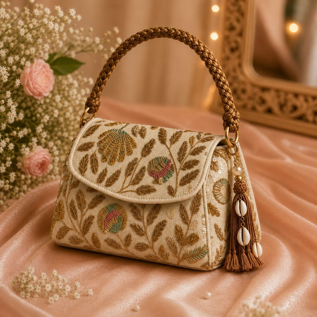 Elegant Tassel clutch - Intricate