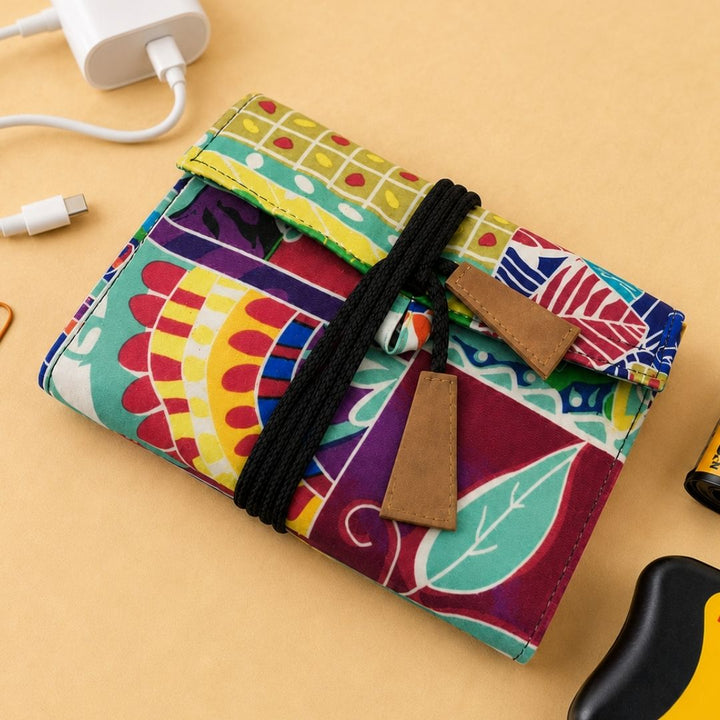 Multicolor Organizer for USB cables, chargers, electronic accessories