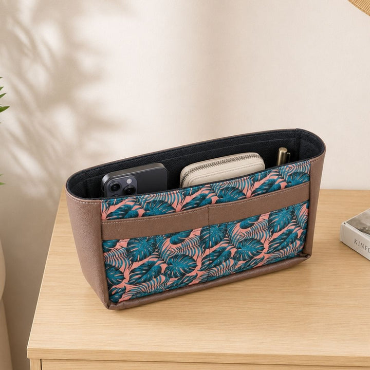 Azure Leaf Purse Organizer