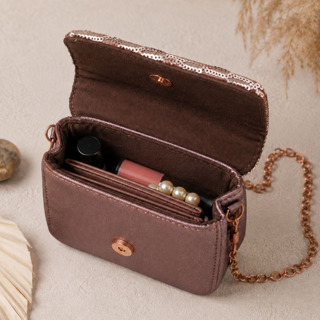 Bronze Shimmer Mini Sling