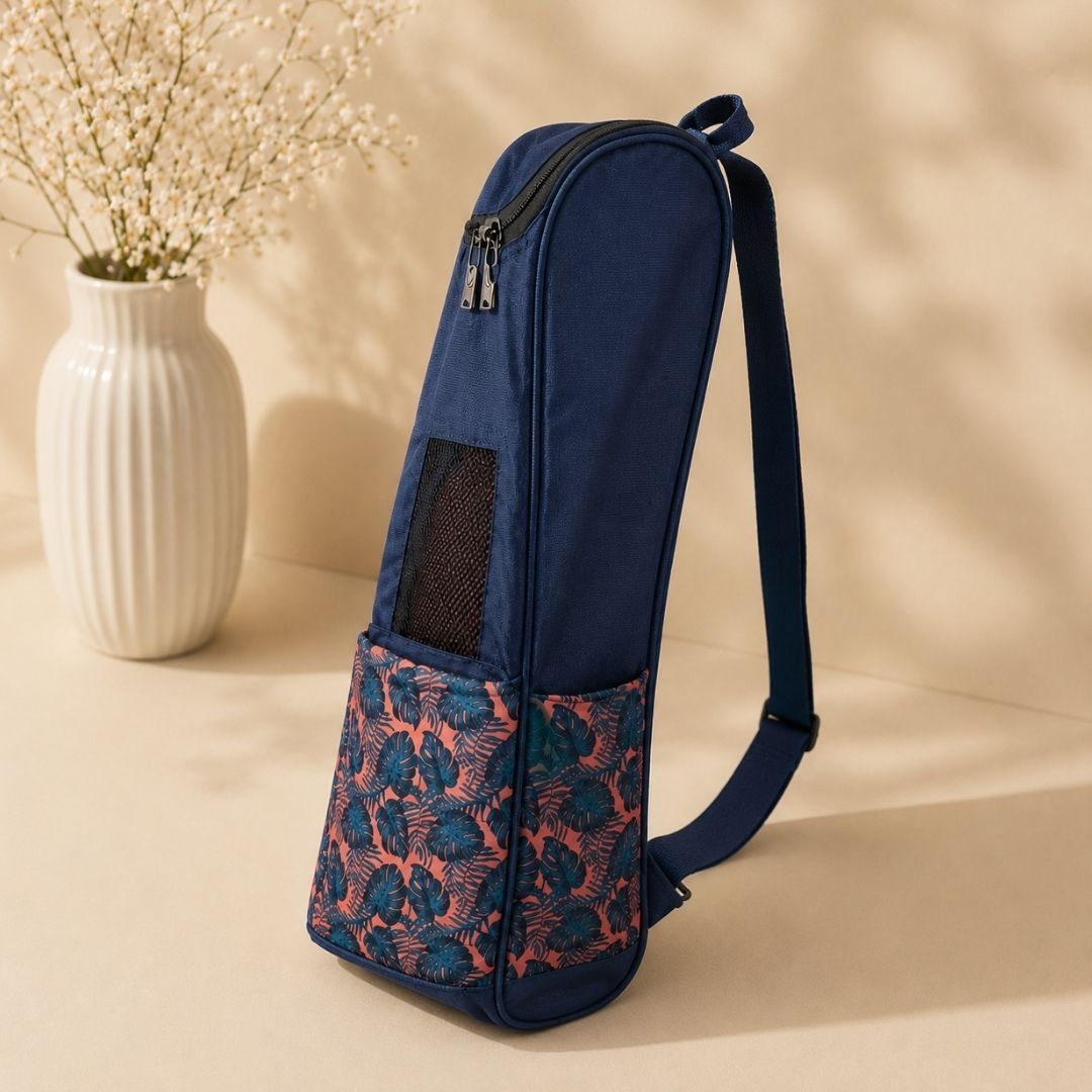 Azure Leaf Yoga Bag