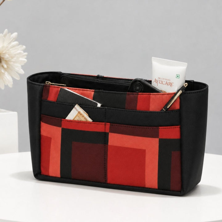 Colour Block Purse Organizer