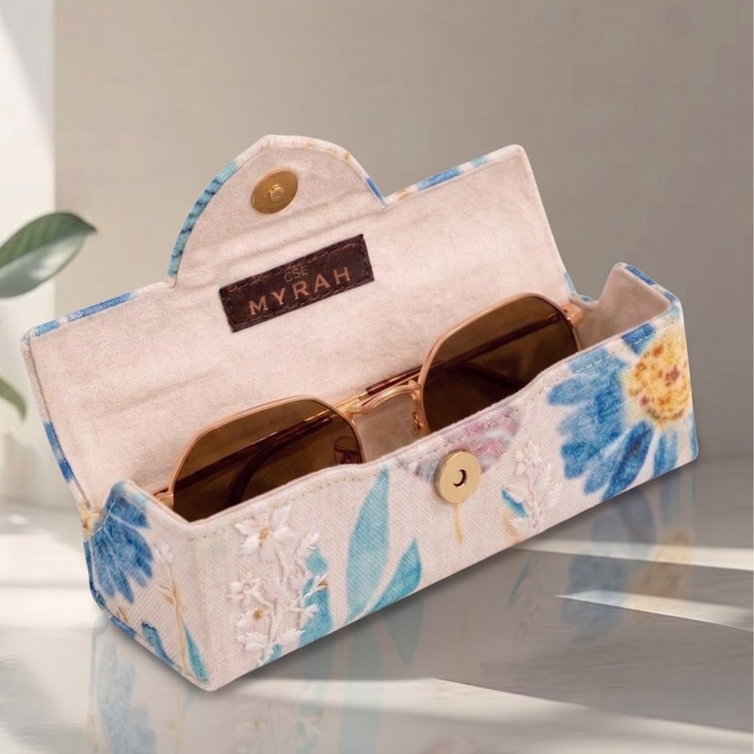 Floral Blue Glare Box