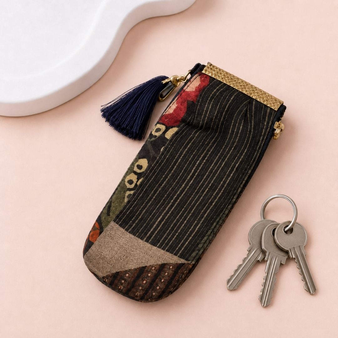 Grey Accents Key Pouch
