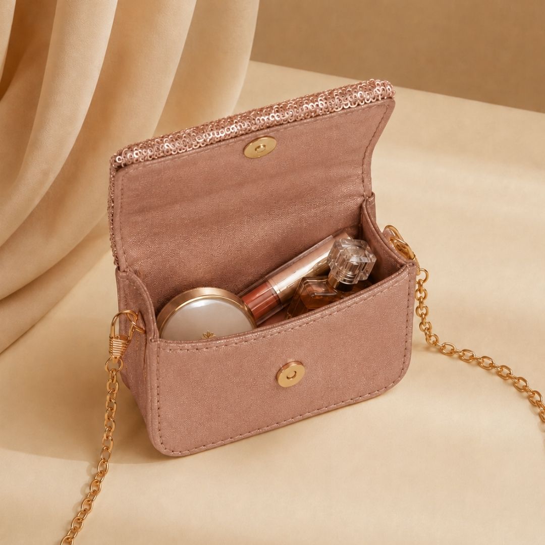 Gold Tasselled Mini Sling