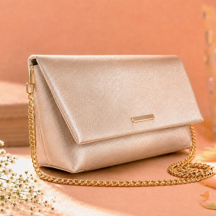 Gold Soft Sling Bag