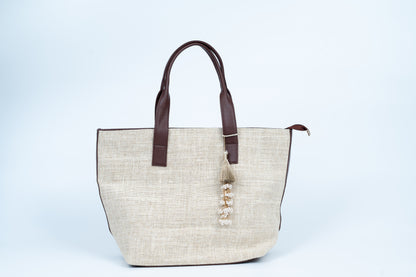 Ivory Soft Jute Tote