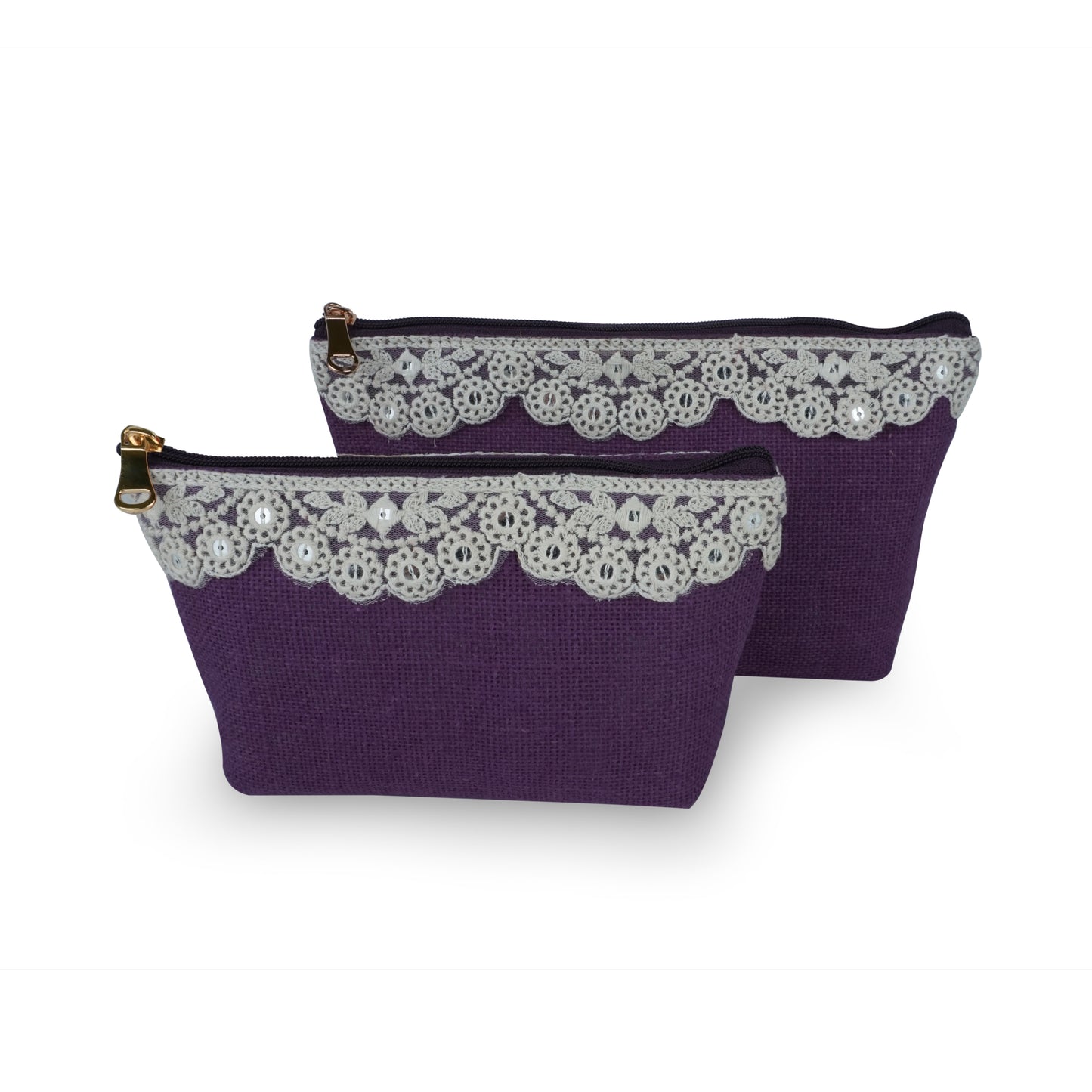 Buy One Get One Jute Pouch (Purple)