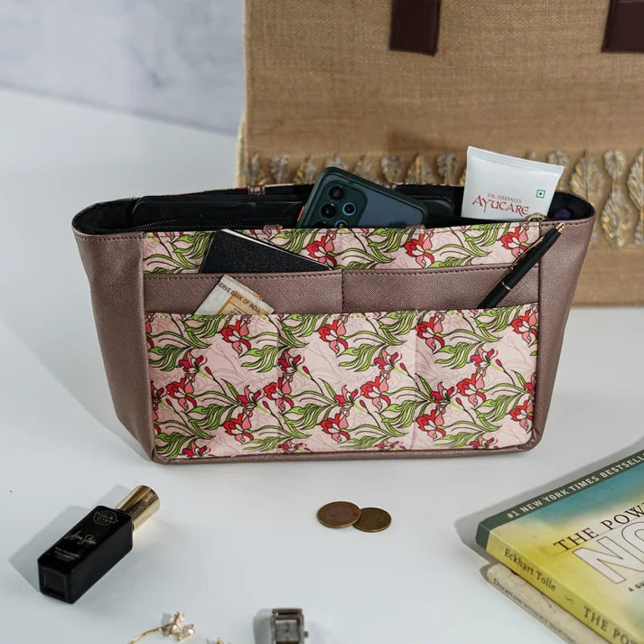Fresh Bloom Purse Organizer