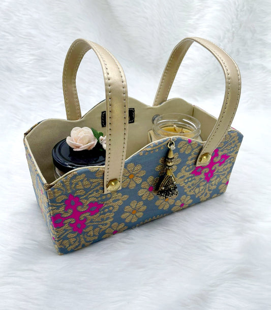 Open 3 bottle Basket