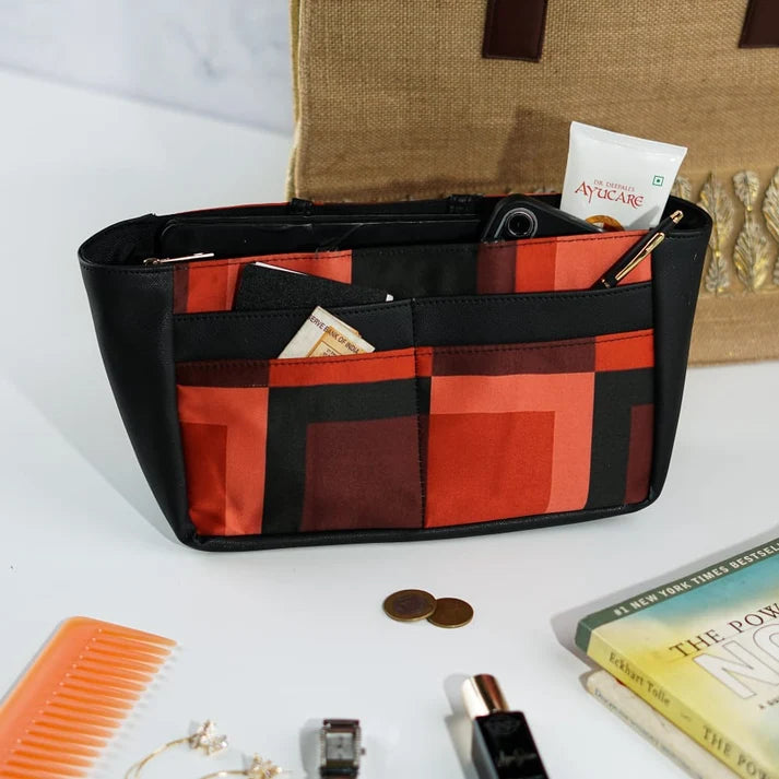 Colour Block Purse Organizer