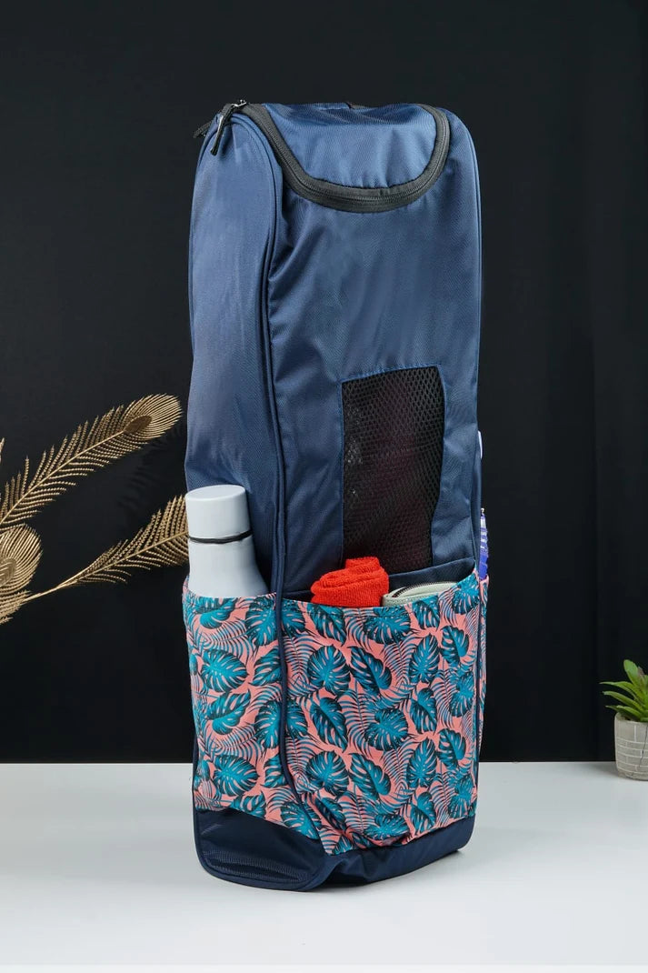 Azure Leaf Yoga Bag