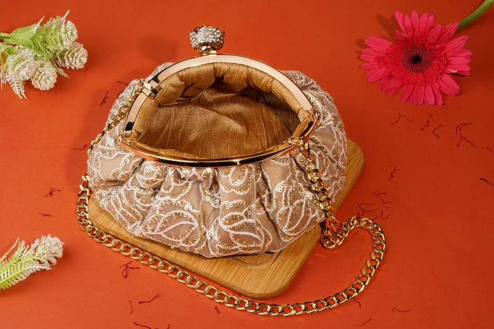 Potli Clutch Floral