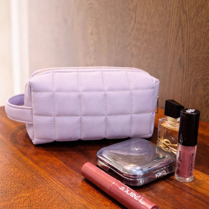 Lilac Makeup Pouch
