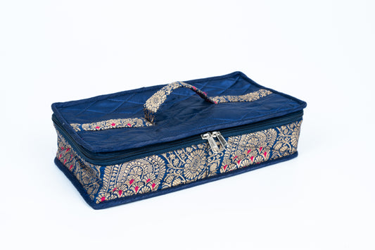 Multipurpose Jewellery Pouch (Blue)