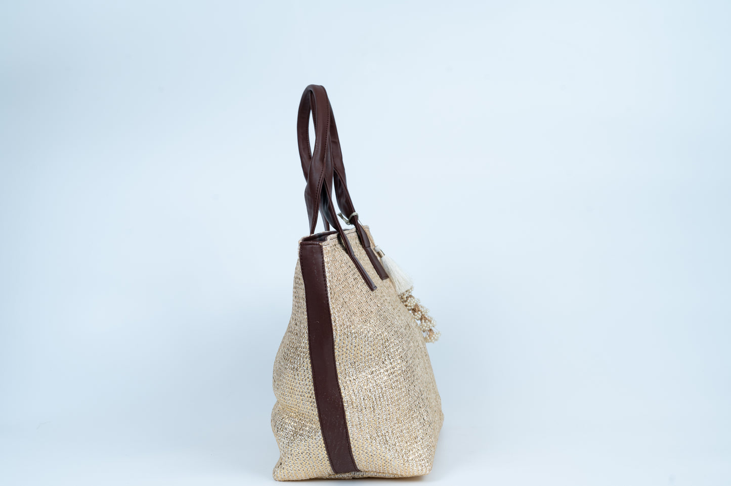 Shimmer Gold Soft Tote