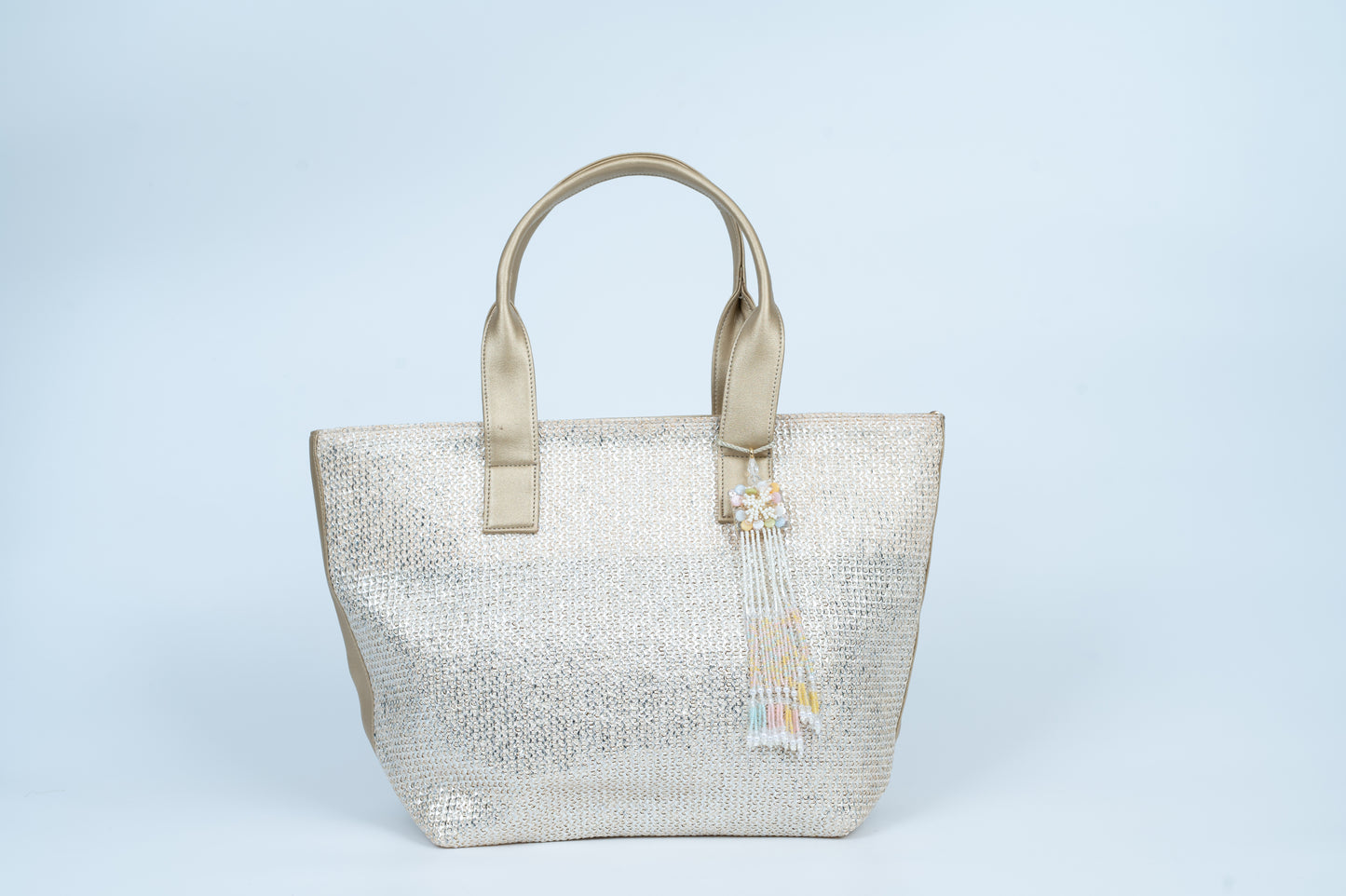 Silver shimmer Soft Tote