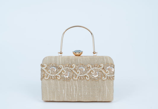 Framed Gold Clutch