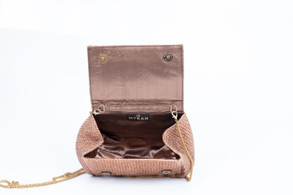 Bronze Flap Clutch