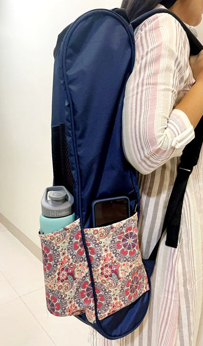 Colour Block Yoga Bag