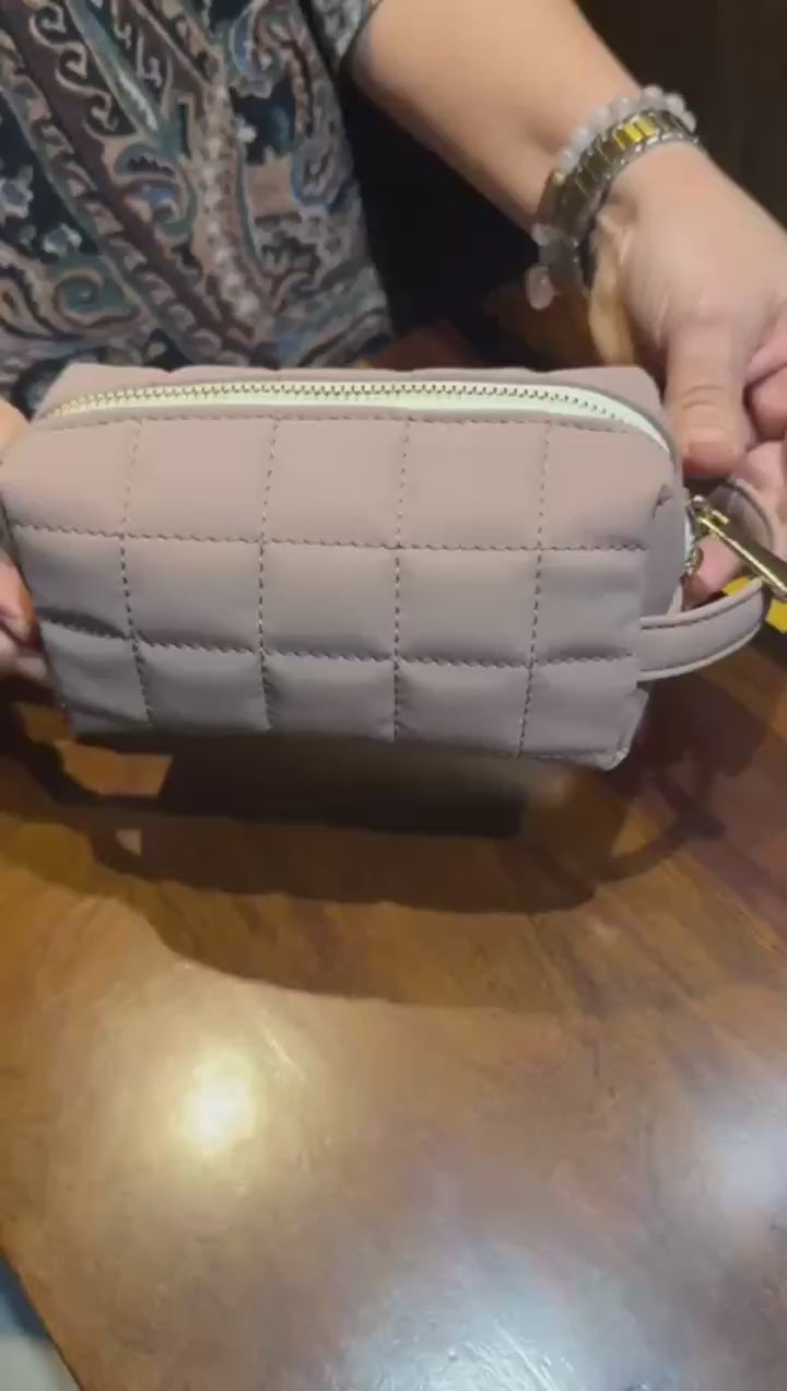 Brown Makeup Pouch