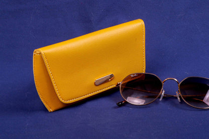 Solid Yellow Glare Pouch