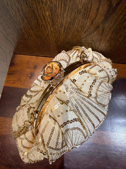 Potli Clutch Gold
