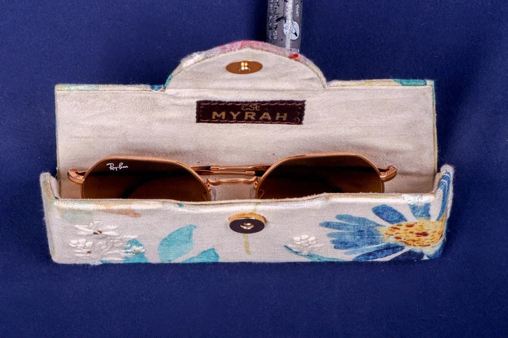 Floral Blue Glare Box