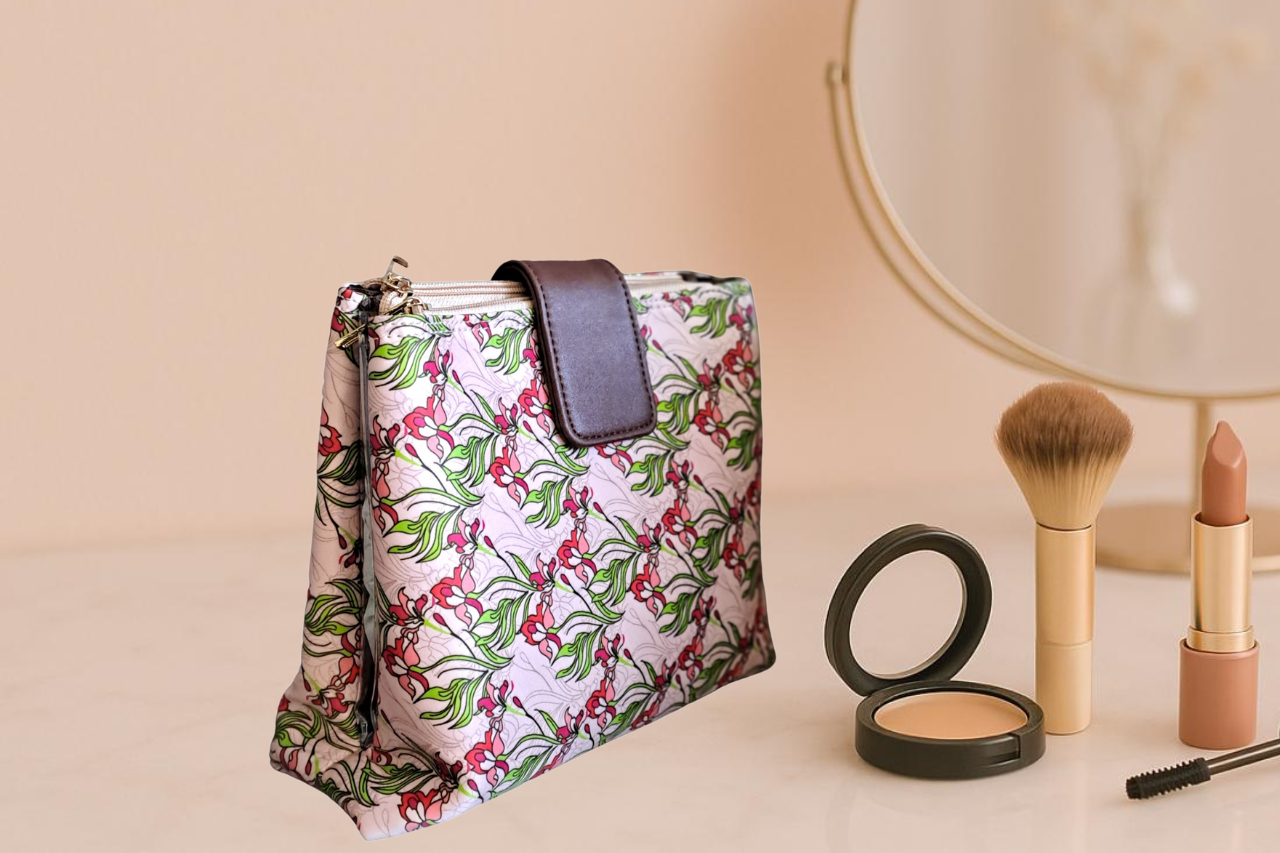 Fresh Bloom  Makeup Pouch