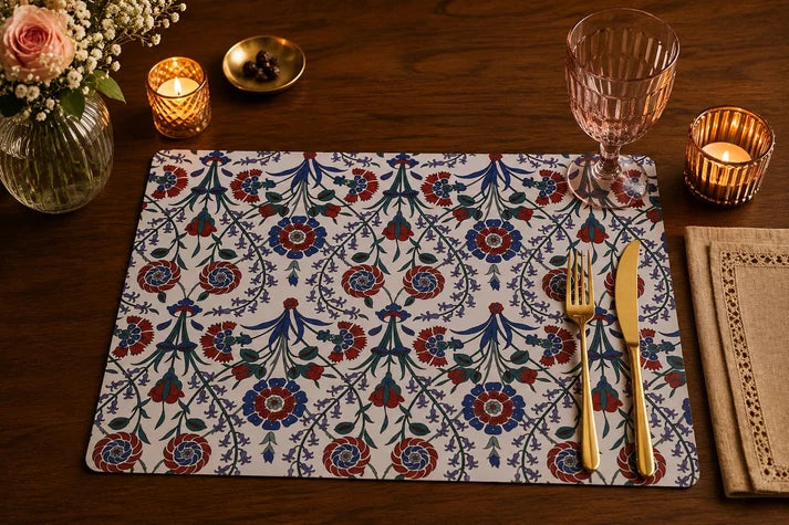 Floral Blue Placemat