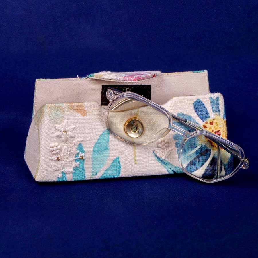 Floral Blue Glare Box