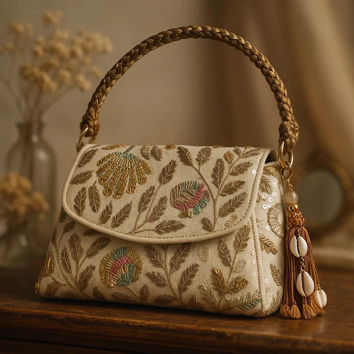 Elegant Tassel clutch - Intricate