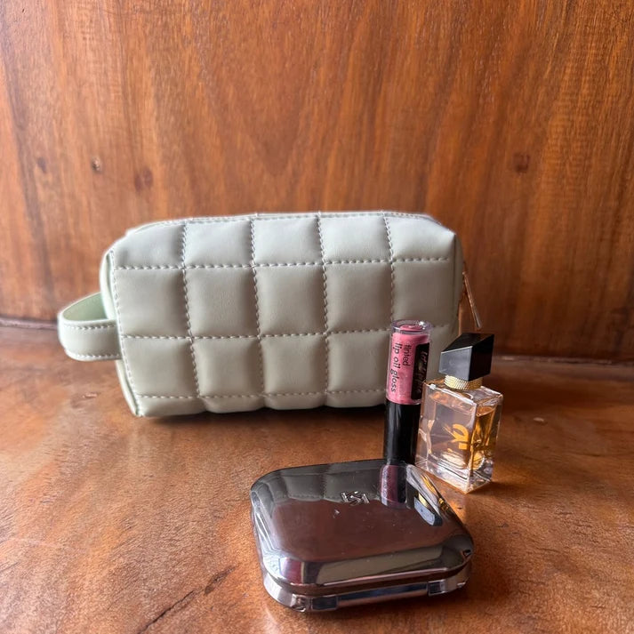 Pastel Green Makeup Pouch