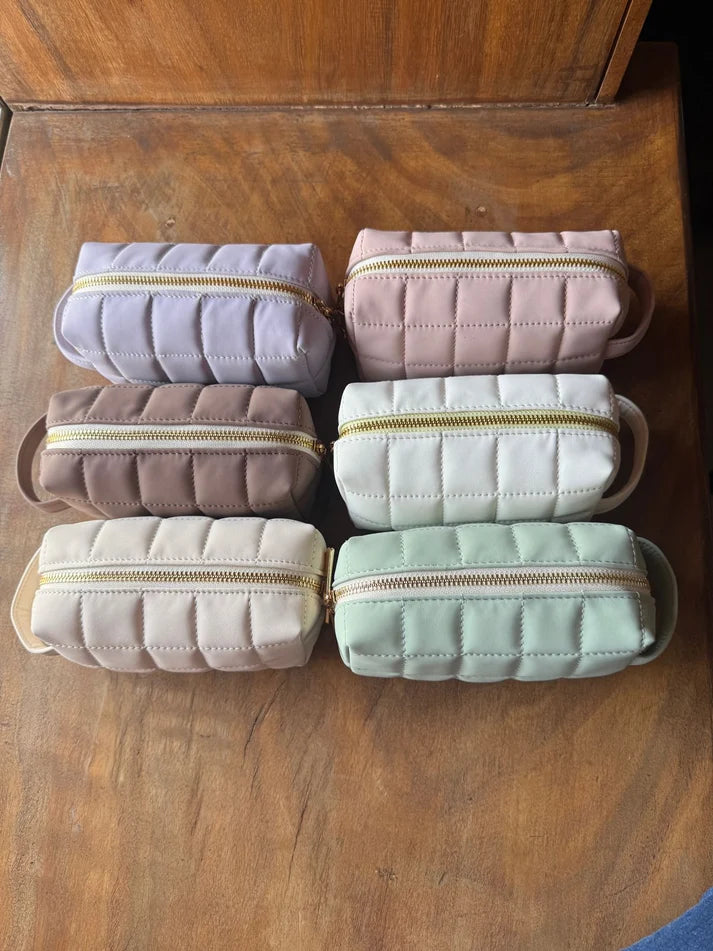 Brown Makeup Pouch